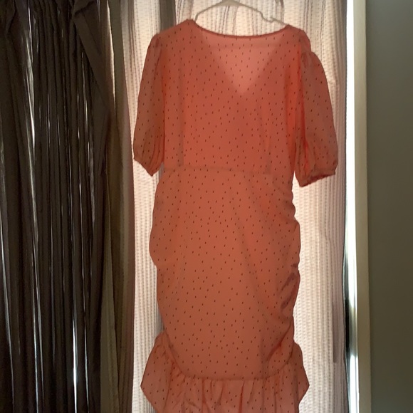 Shein 1xl pink with polka dots dress - Picture 5 of 5